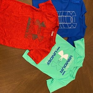 Boys Under Armour Shirt Lot